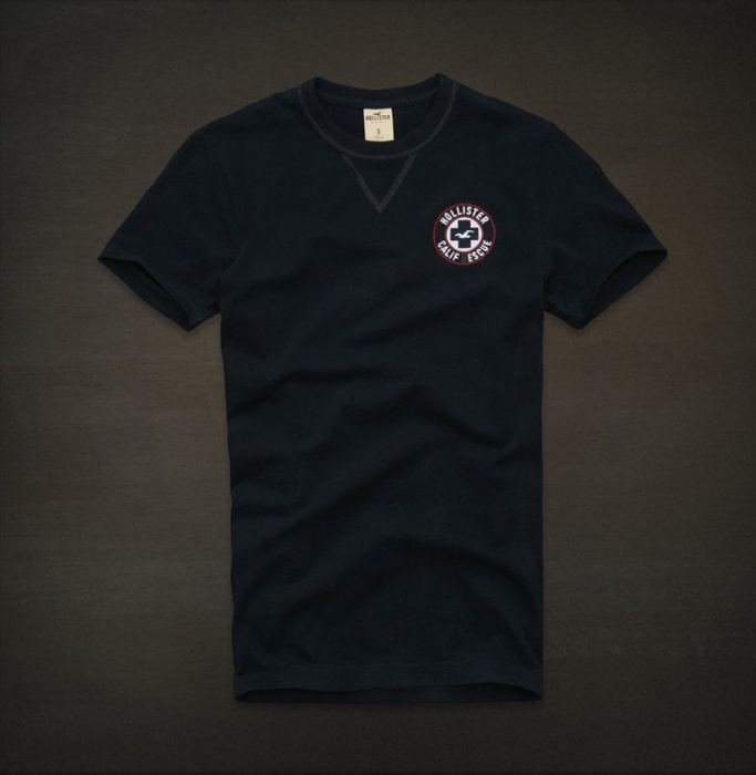 Hollister Hombres De Cuello Redondo Corto Remera HCO4179